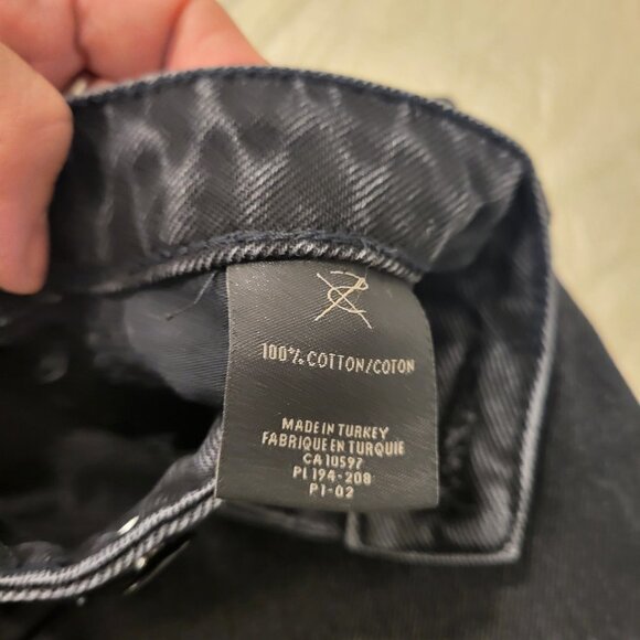 Tailor Made Black Jeans Size 27 High Waist Wide Leg - Picture 10 of 11